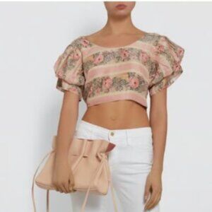 LoveShackFancy Christine 300 Silk Top